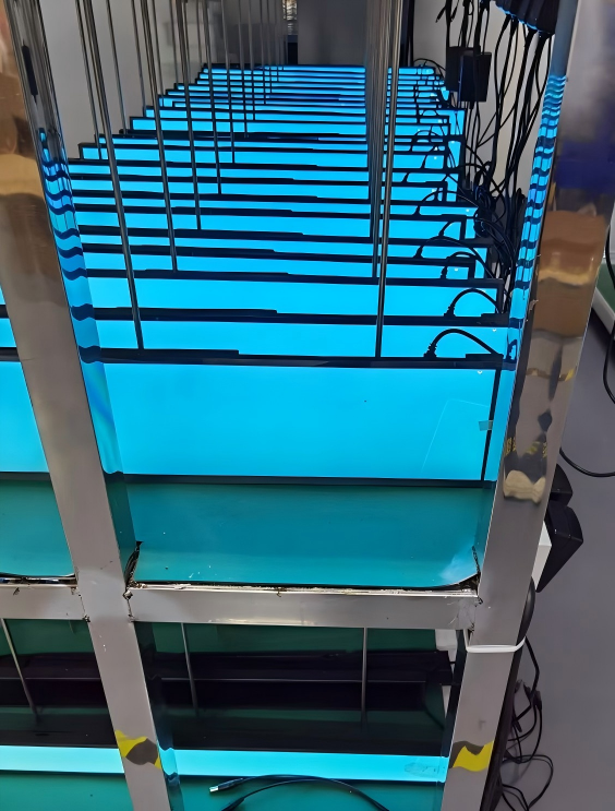 AplusLCD manufacturing facility — LCD Burn-In Area