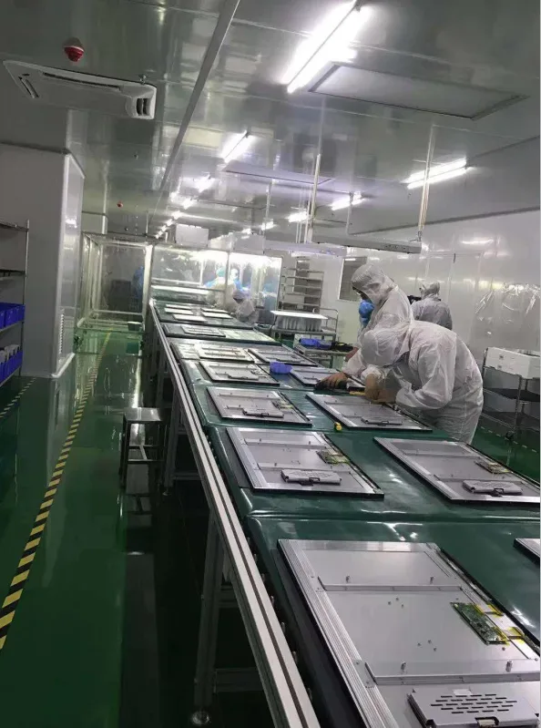 AplusLCD factory — Production Floor